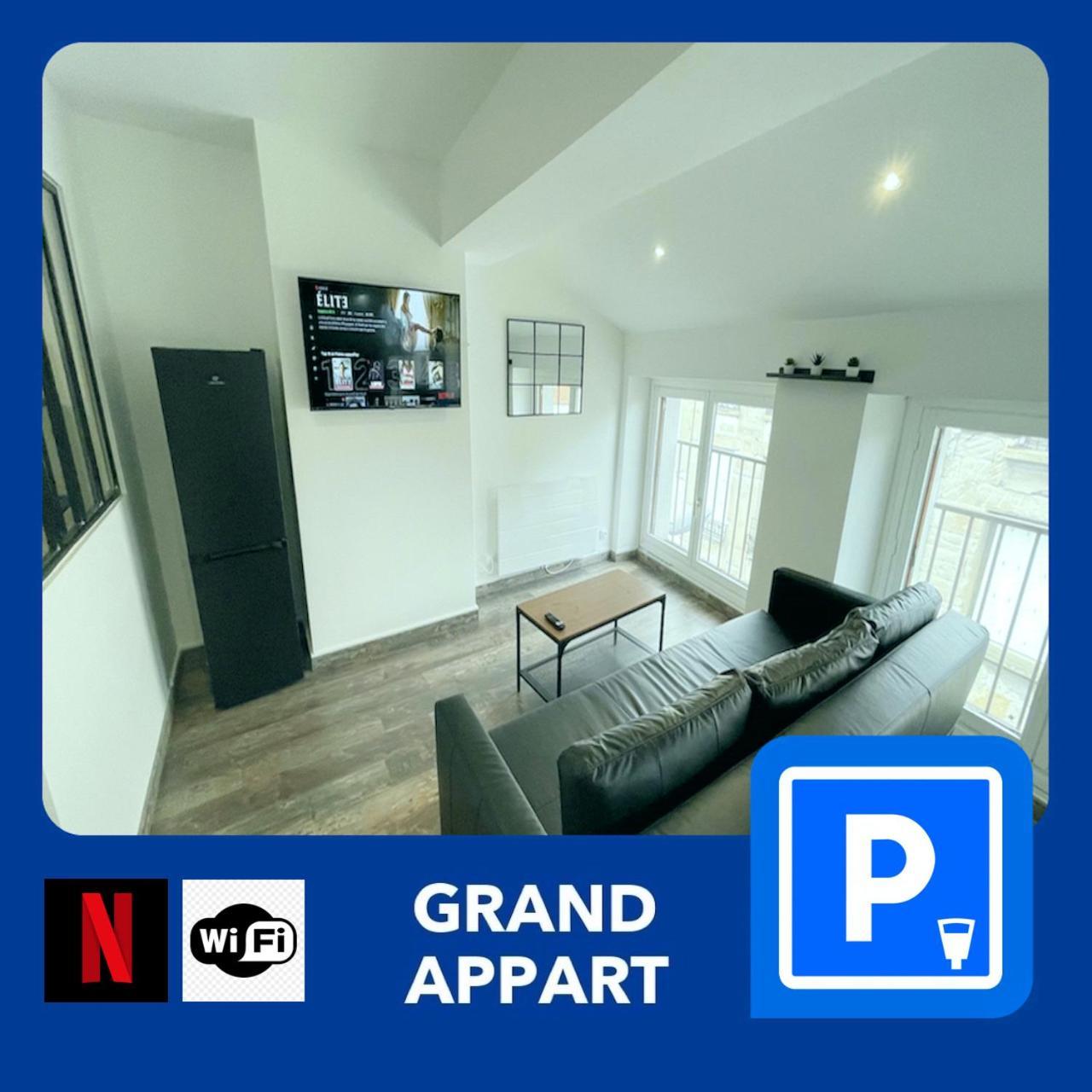 サン・テティエンヌ017 Chic & Cosy F2 53M2 Hypercentre Wifi Smart Tv Netflixアパートメント エクステリア 写真