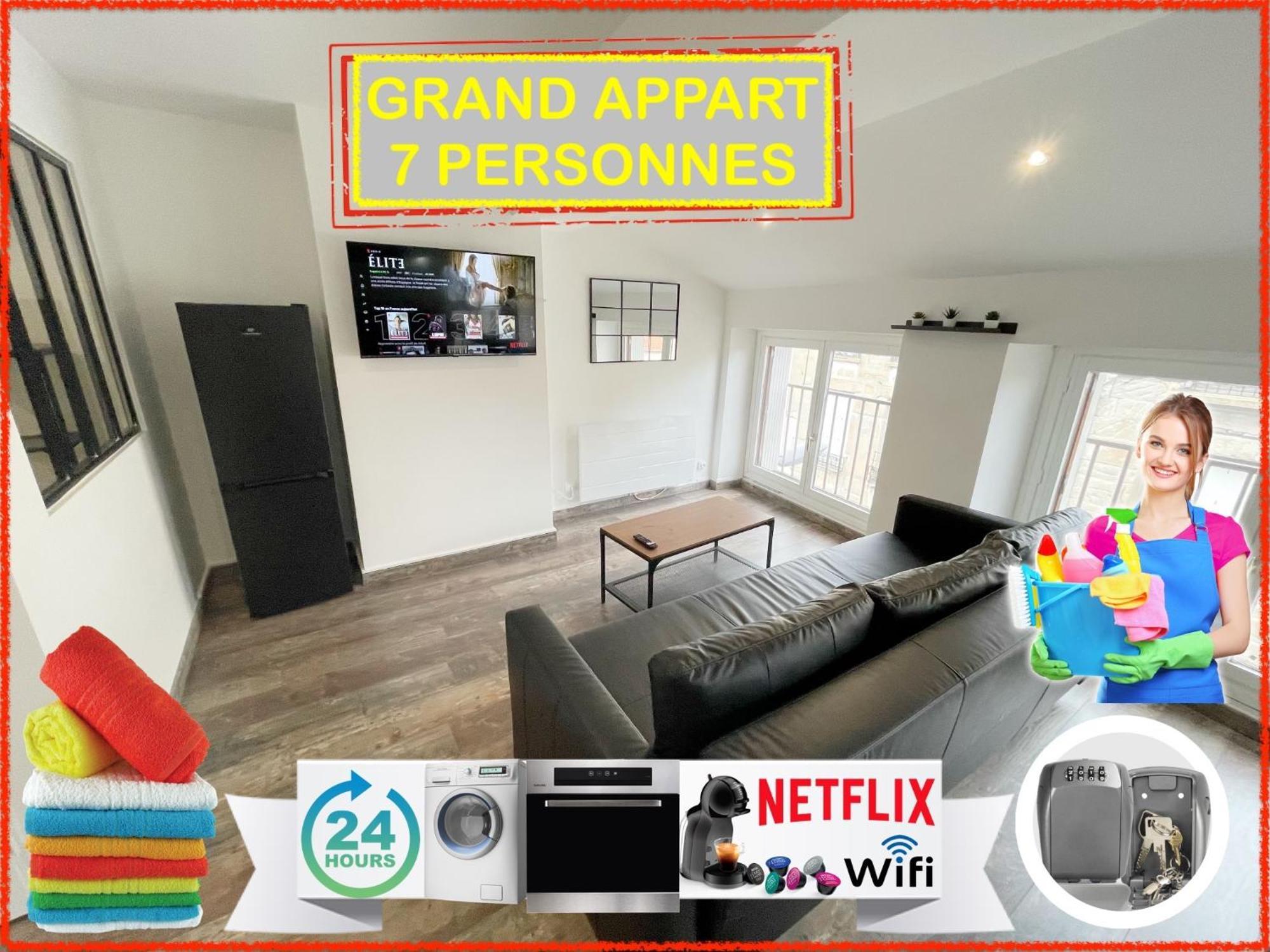 サン・テティエンヌ017 Chic & Cosy F2 53M2 Hypercentre Wifi Smart Tv Netflixアパートメント エクステリア 写真